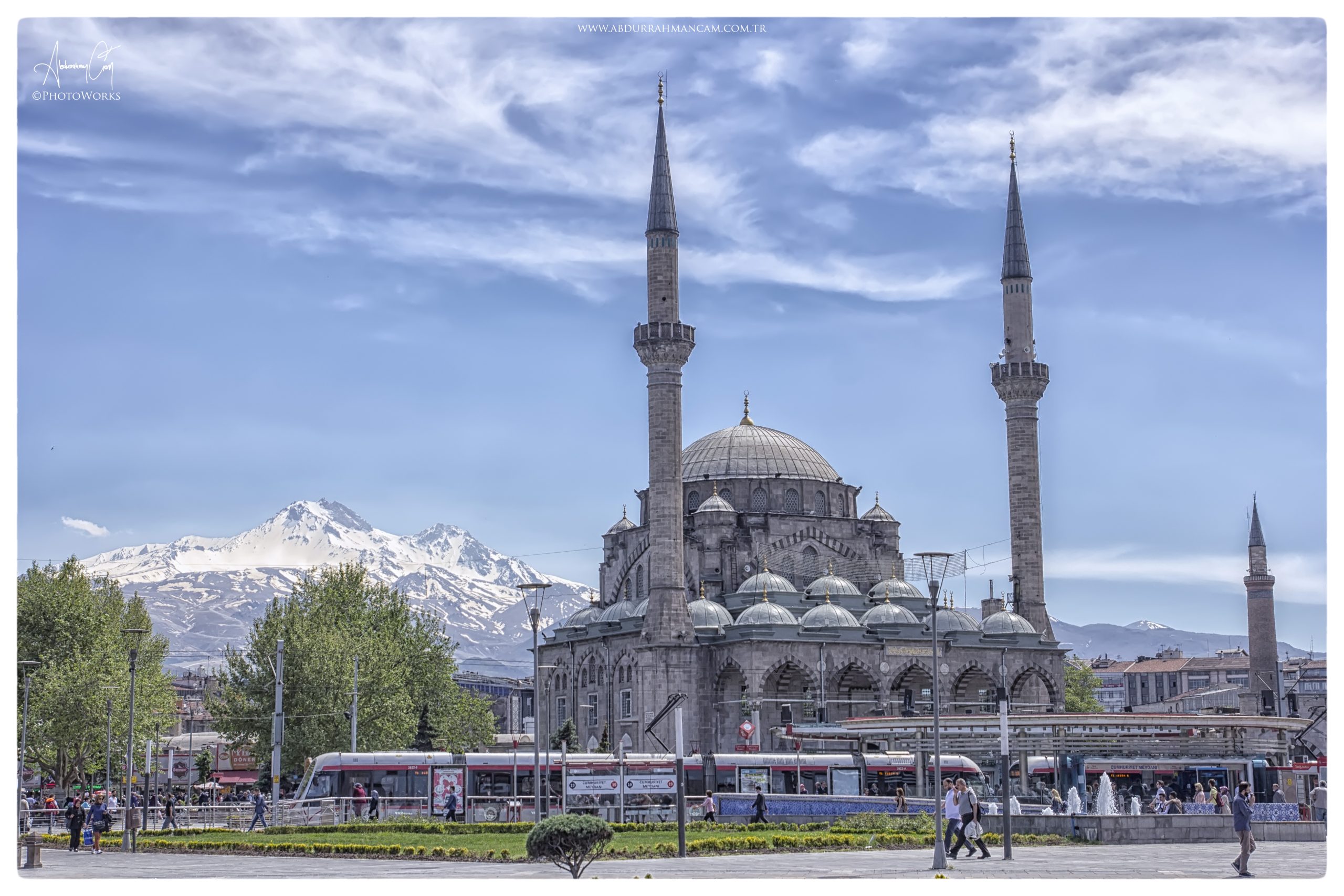 Erciyes Dağı ve Kayseri fotoğrafı
